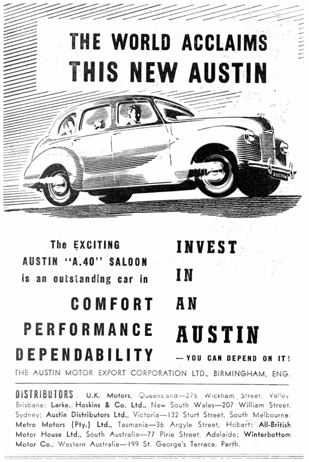 1949 Austin A40 Devon Saloon